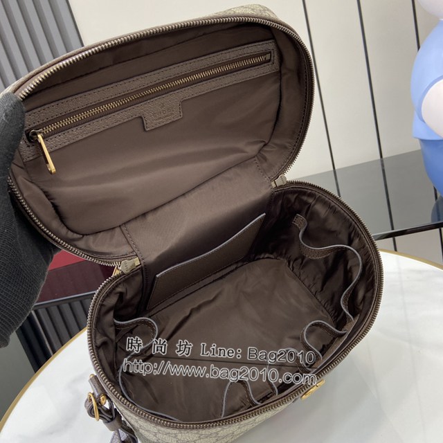 Gucci專櫃古馳最新款Ophidia系列GG中號旅行包化妝包 jh2256型號：811489